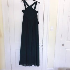 Lulu’s Air of Romance Forest Green Maxi Dress